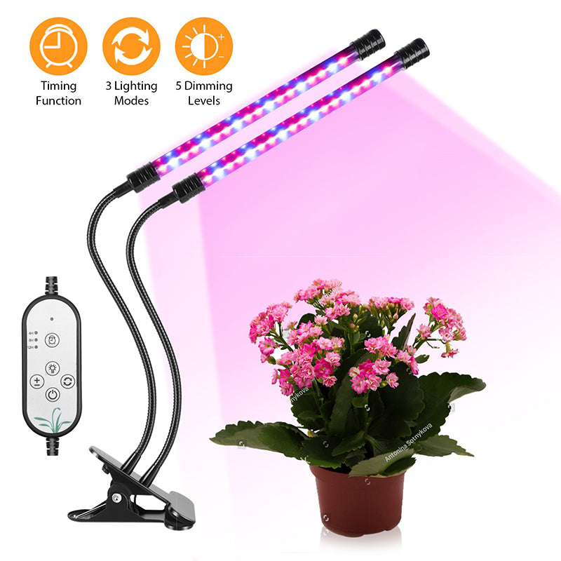 Lighting Fill Light Clip Plant Grow Light USB Dimmable Home Full Spectrum Light Waterproof Seedling Light 5V
