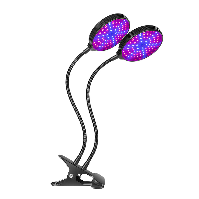 Round Lighting Fill Light Clip Plant Grow Light USB Dimmable Home Full Spectrum Light Waterproof Seedling Light 5V