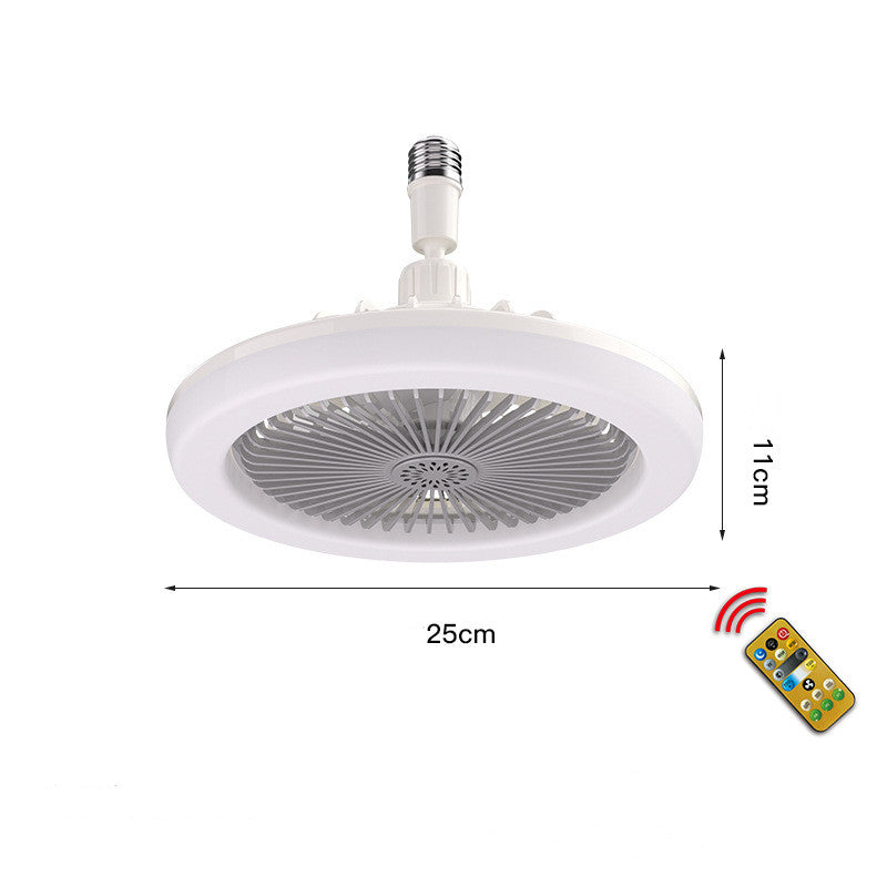 30W Ceiling Fan with Remote Control with Lighting Lamp E27 Converter Base with Aromatherapy for Bedroom Living Home