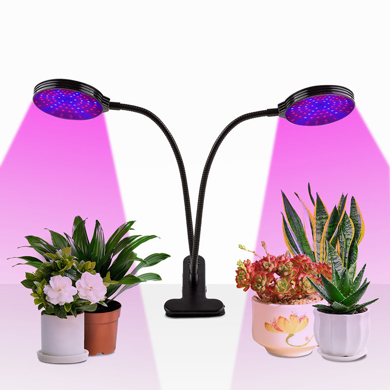 Round Lighting Fill Light Clip Plant Grow Light USB Dimmable Home Full Spectrum Light Waterproof Seedling Light 5V