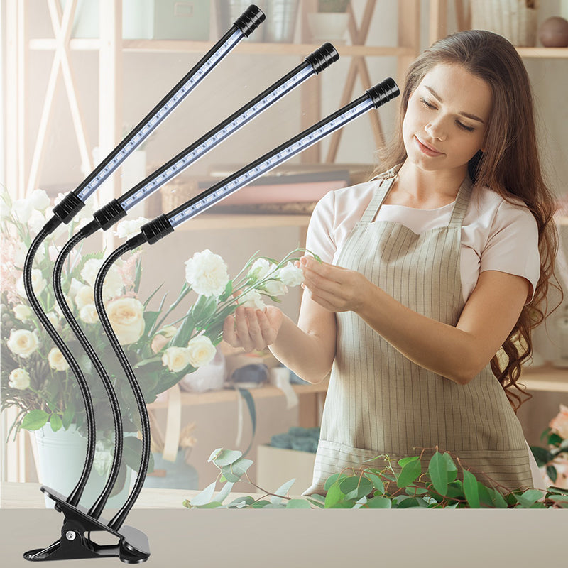 Lighting Fill Light Clip Plant Grow Light USB Dimmable Home Full Spectrum Light Waterproof Seedling Light 5V