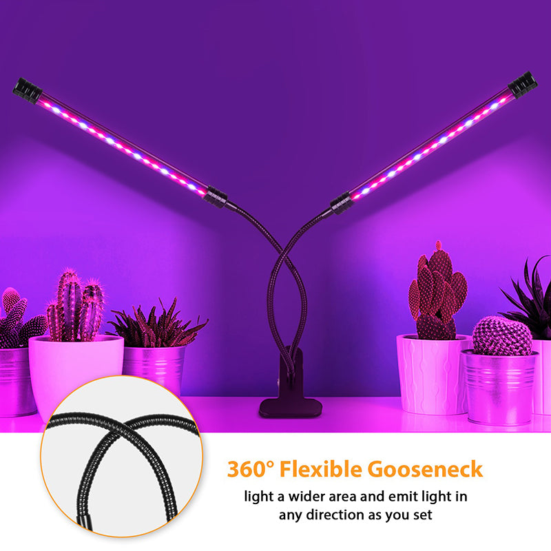 Lighting Fill Light Clip Plant Grow Light USB Dimmable Home Full Spectrum Light Waterproof Seedling Light 5V