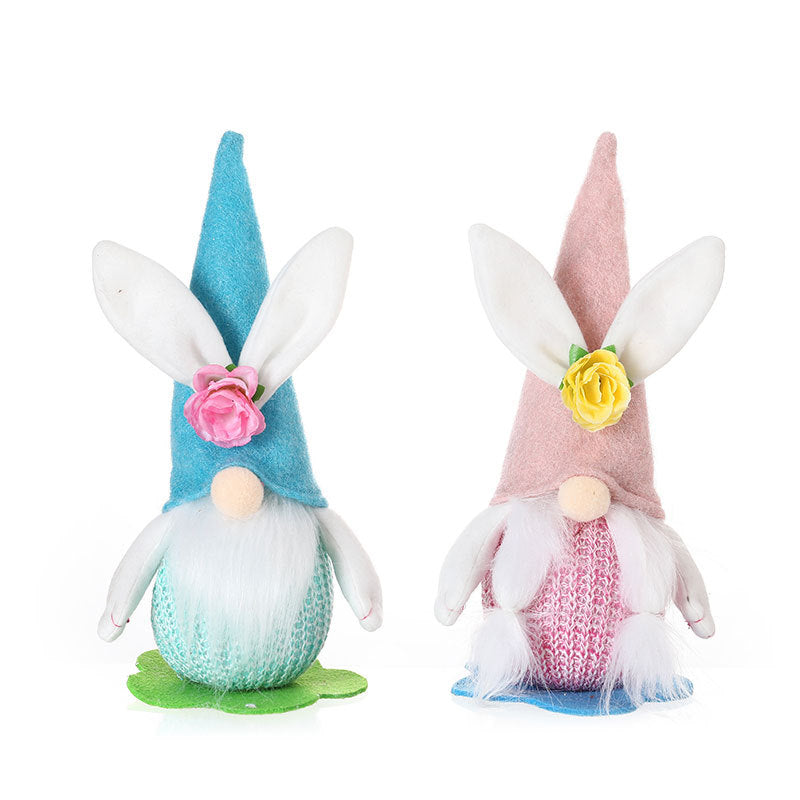 Easter Decorations Lighting Rabbit Faceless Gnome Doll Doll Window Home Dress Up Ornament