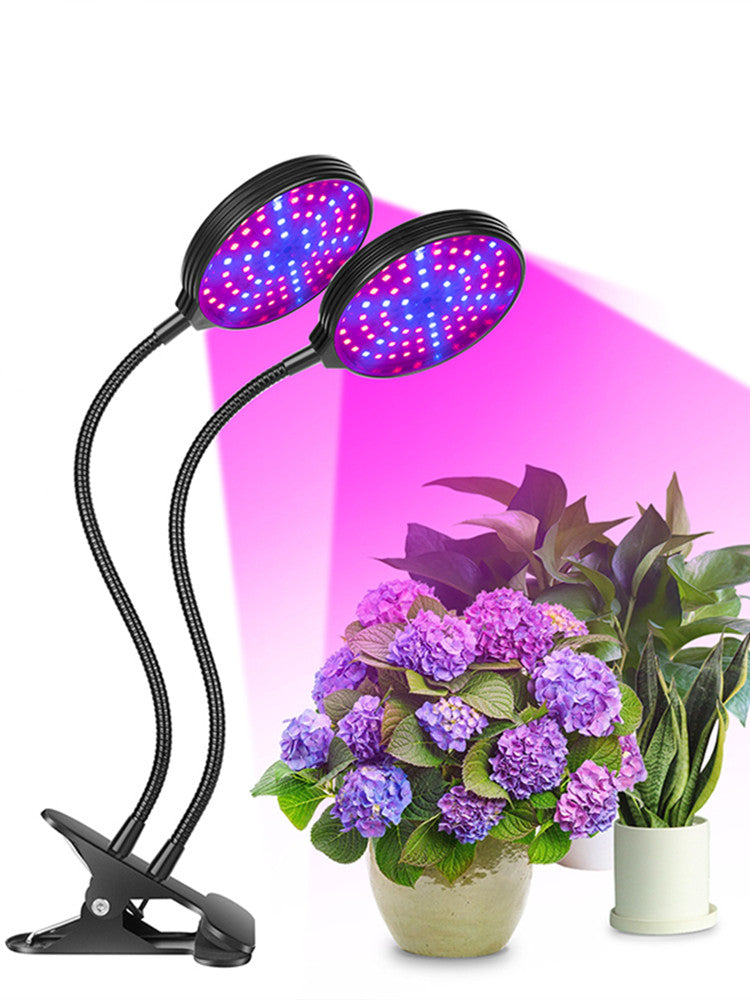 Round Lighting Fill Light Clip Plant Grow Light USB Dimmable Home Full Spectrum Light Waterproof Seedling Light 5V