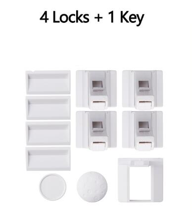Magnetic Children Safety Lock Baby Cabinet Lock Children Protection Kids Drawer Locker Baby Security Cupboard Childproof Locks