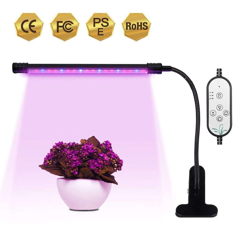 Lighting Fill Light Clip Plant Grow Light USB Dimmable Home Full Spectrum Light Waterproof Seedling Light 5V