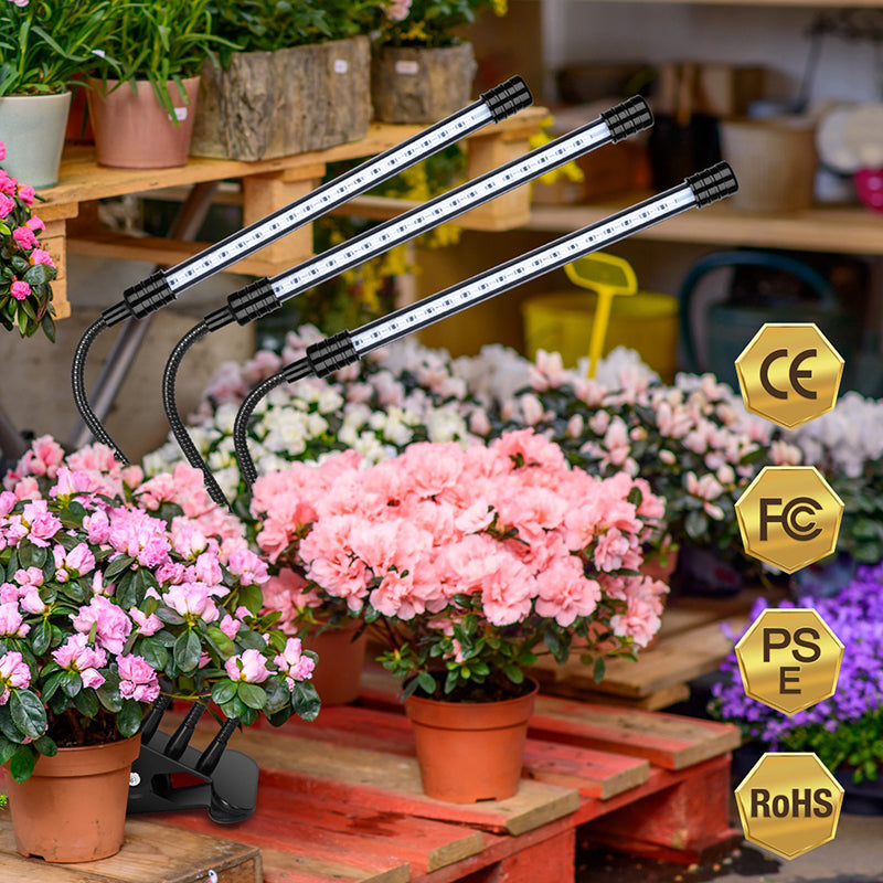 Lighting Fill Light Clip Plant Grow Light USB Dimmable Home Full Spectrum Light Waterproof Seedling Light 5V