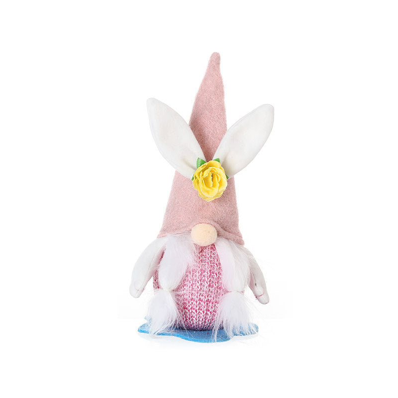 Easter Decorations Lighting Rabbit Faceless Gnome Doll Doll Window Home Dress Up Ornament
